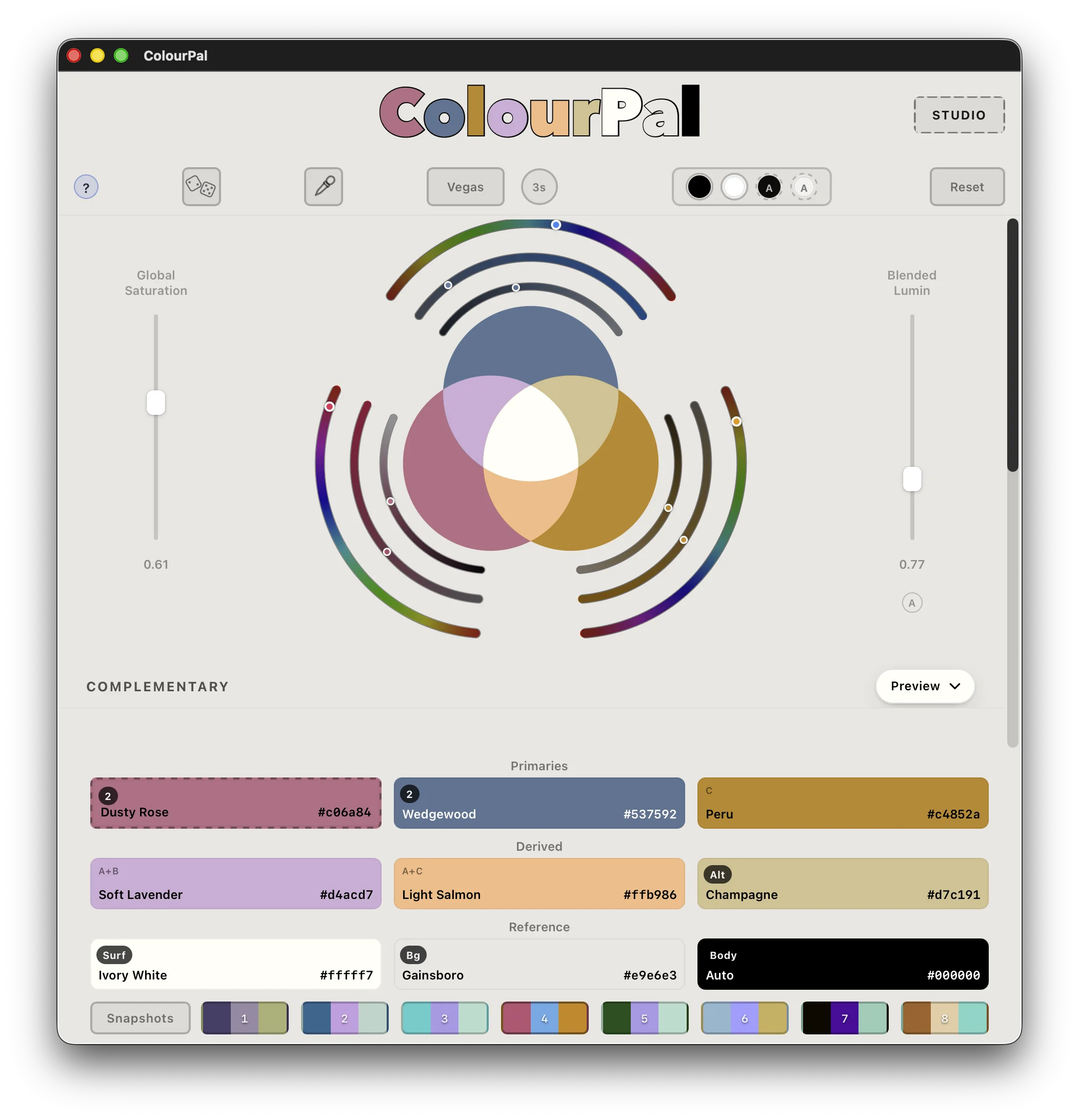 ColourPal preview
